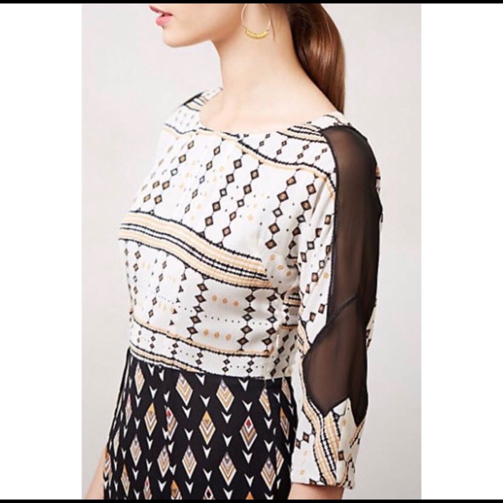 Anthropologie 100% Silk Masha Dress Sz 0 Kachel